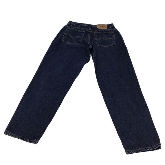 Levi’s 550 Vintage Mom Jeans Dark Wash High Waist Size 14 Miss S - Picture 2 of 13